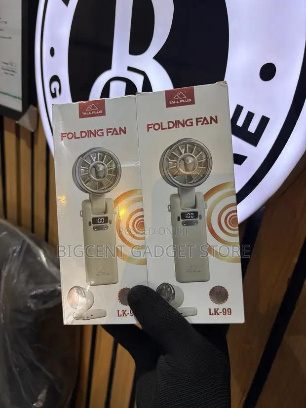 Brand New Tall Plus Hand Fan - 1
