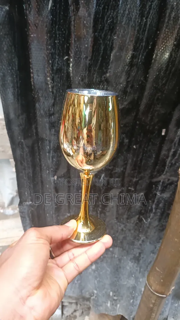6-in-1 Wine Glass Set - Gold - 1