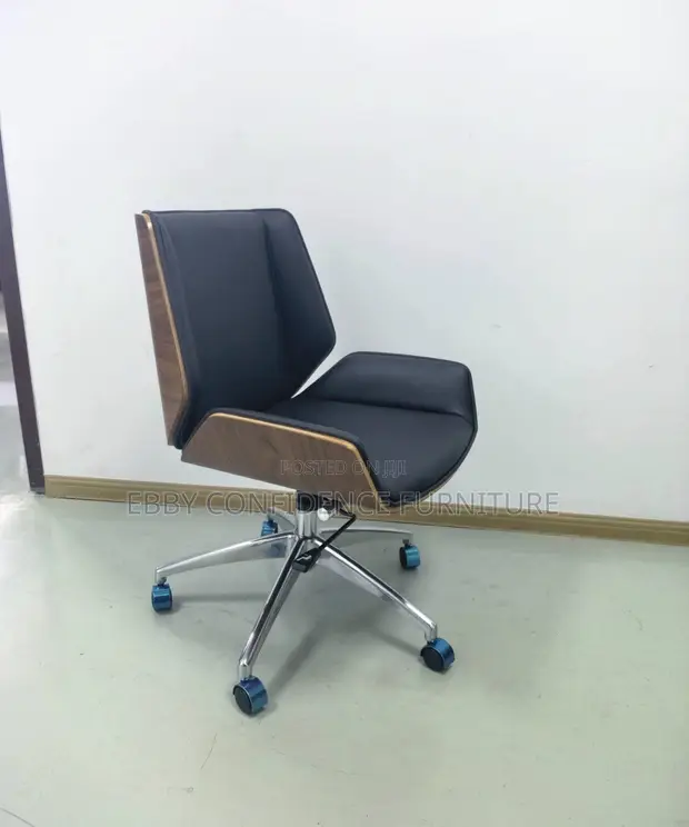 Wooden Enclave Swivel Chair - 1
