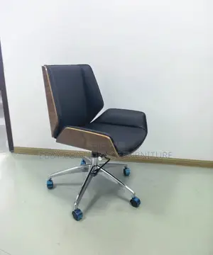 Wooden Enclave Swivel Chair