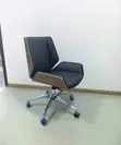 Wooden Enclave Swivel Chair - 1