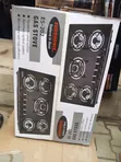 Eurosonic 5 Burner Tempered Glass Gas Cooker - 1