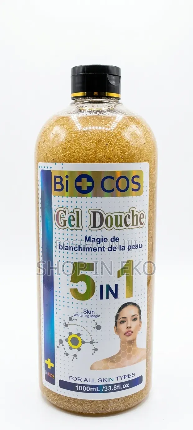 Biocos 5-in-1 Skin Whitening Magic Shower Gel - 1000ml - 1