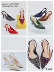 Aaron Sm Textured Tweed Stiletto Slingbacks - 2