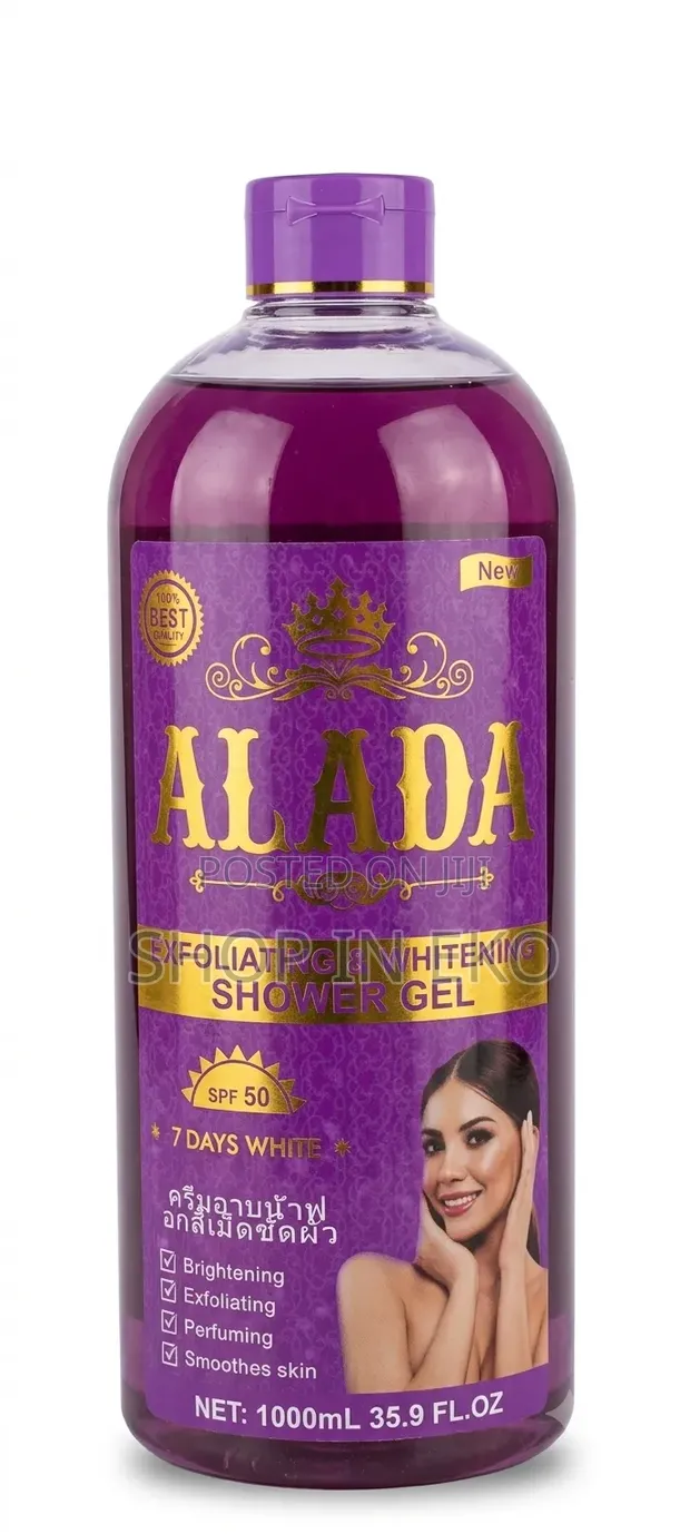 ALADA Exfoliating Whitening Shower Gel SPF 50 - 1000ml - 1