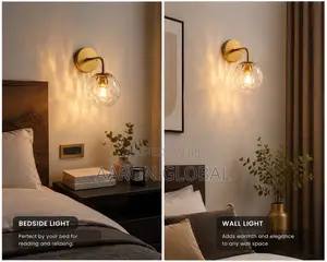 Modern LED Bedside Wall Lamp for Living Room