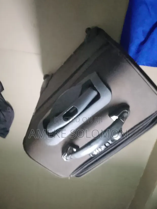 Used Jing Pin Luggage Bag - Medium, Black - 1