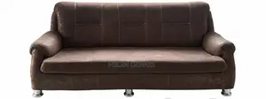 6 Seater Quality Velvet Sofa - Coffee Brown