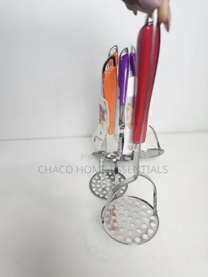 Stainless Steel Potato Masher with Comfort Grip