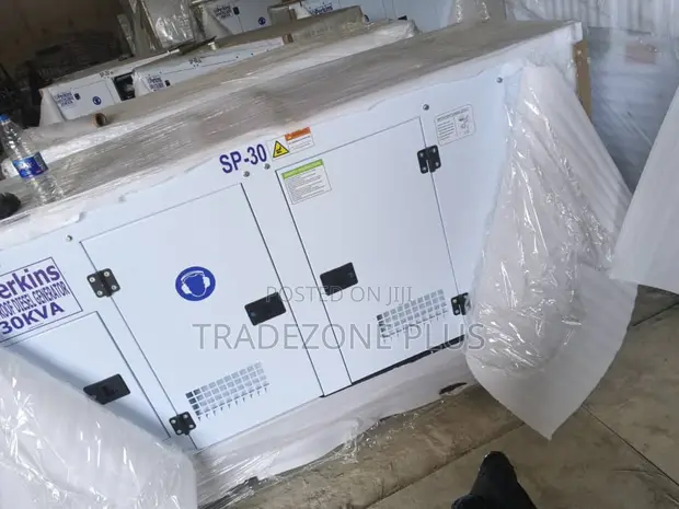 Perkins 30kVA Soundproof Diesel Generator - 1