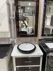 Master Square Ceramic Wash Hand Basin with Mirror - 2