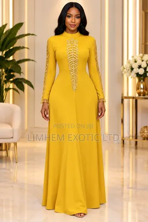 Limhem Exotic Ltd Yellow Maxi Dress