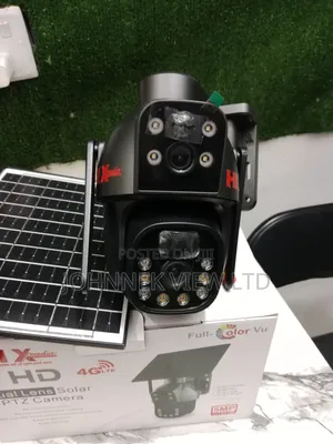 Ubox 2-Lens Kamara ta CCTV mai Amfani da Hasken Rana
