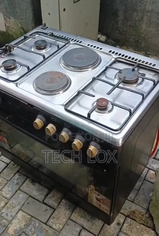 Nexus NX-9001 4 Gas + 2 Electric Cooker Black (Used) - 1