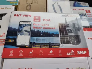 Super Vision 8MP P6A Dual Lens Solar Camera - V380 Pro