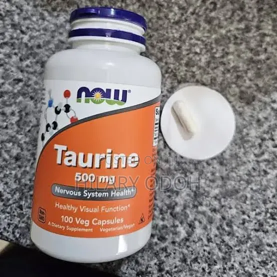NOW Taurine 500mg Veg Capsules - 1