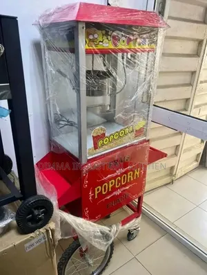 Brand New Popcorn Cart with Machine