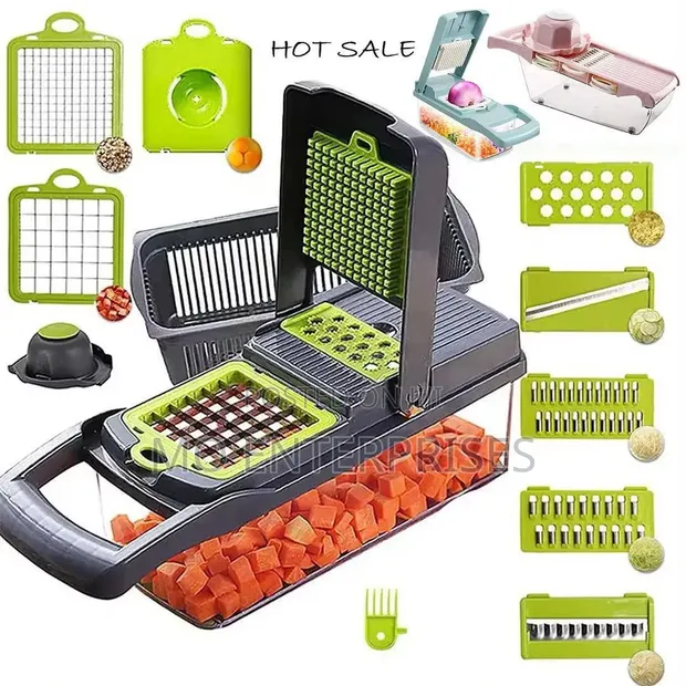16 Pcs Multifunctional Vegetable Slicer - 1