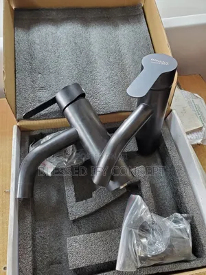 Master Brand Black Matte Basin Mixer Tap