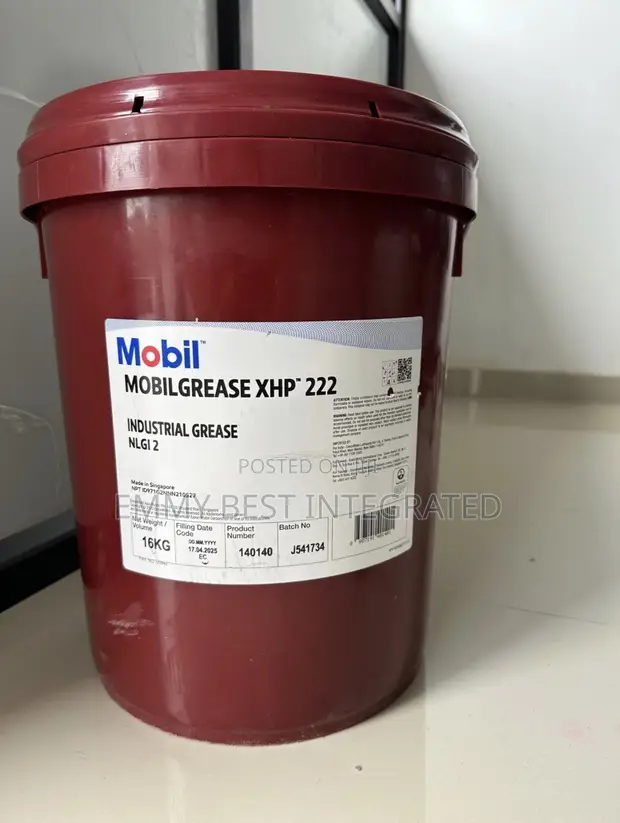 Mobilgrease XHP 222 - 16kg Red Pail - 1