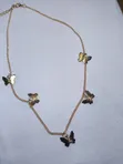 Fashion Butterfly Faux Gold Alloy Necklace - 2