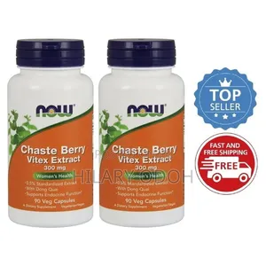 Now Foods Chaste Berry Vitex Extract, 300mg, 90 Capsules
