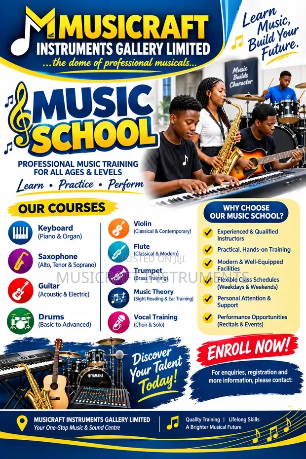 Music and Instruments Classes by Musicraft - 1