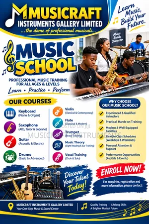 Music and Instruments Classes by Musicraft