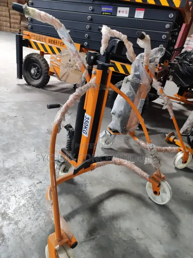 Hydraulic Drum Lifter Trolley - 350kg - 1