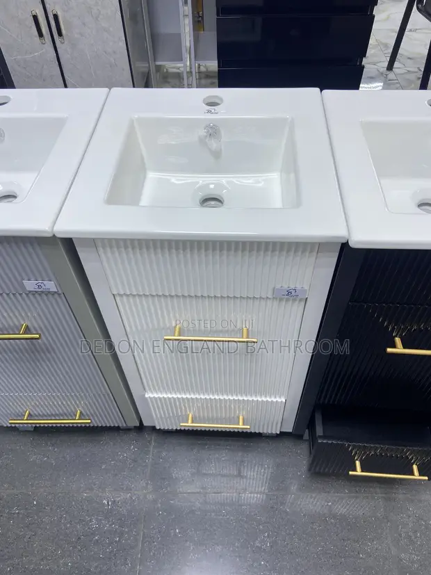 White Line 40cm Cabinet Basin - 1