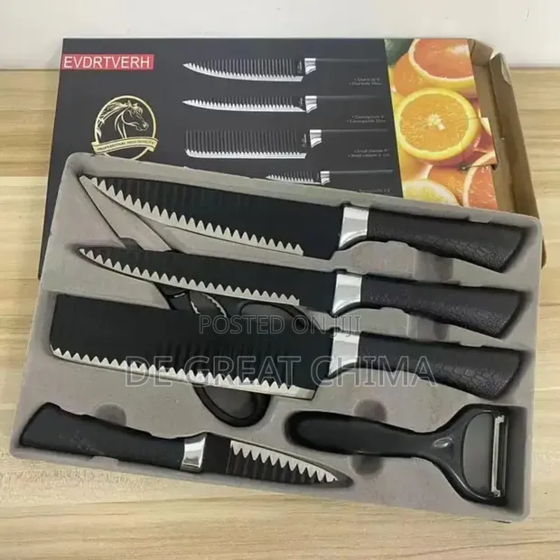 6pcs Wavy Knife Set - 1