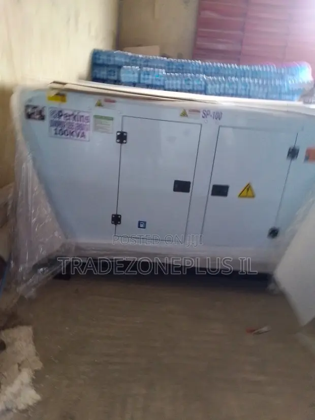 New Perkins 100KVA Enclosed Diesel Generator - 1