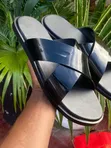 Men's Premium Wet Look Slides - 1