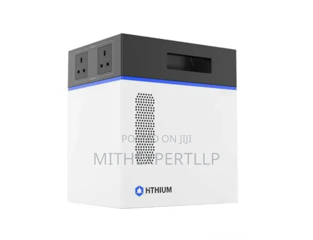 HITHIUM 1kWh Power Station - Solar Charge, Powers TV/Fan/Wifi - 1