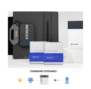 HITHIUM 1kWh Power Station - Solar Charge, Powers TV/Fan/Wifi