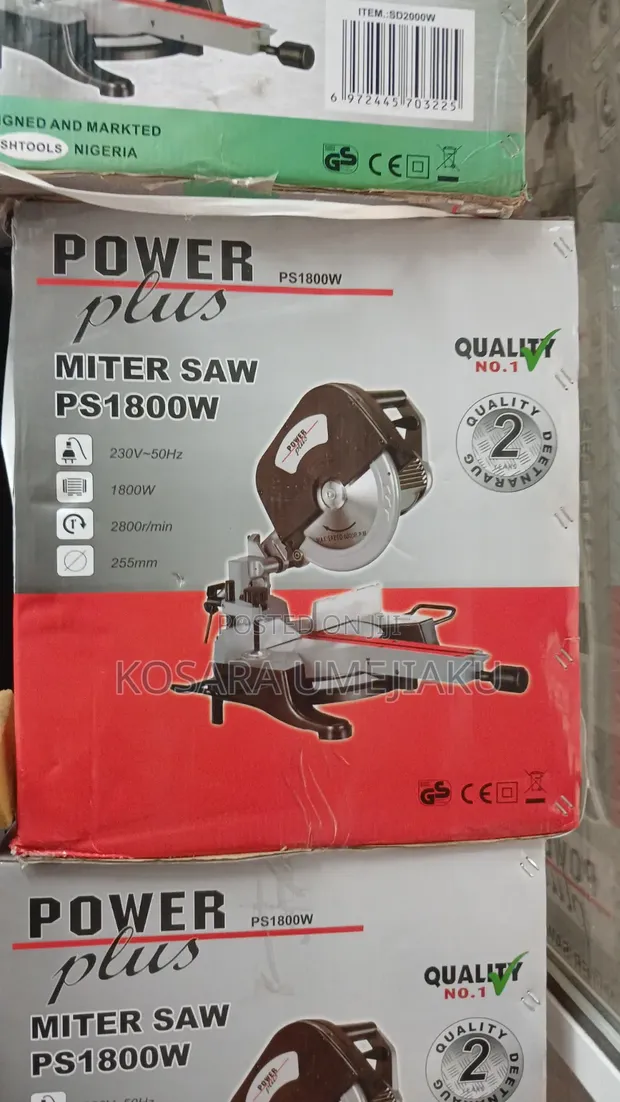 Powerplus 1800W 255mm Mitre Saw - 1