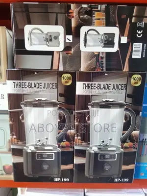 Brand New 3-Blade Rechargeable Juice Blender (1000ml)