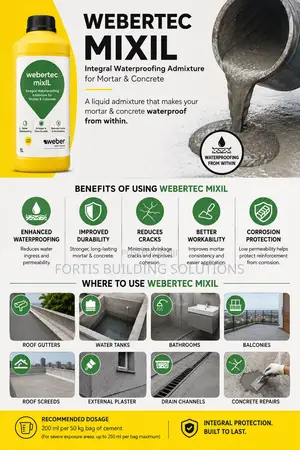 Webertec MixIL 5L Integral Waterproofing Liquid