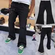 Purple Brand Jeans masu Inganci - Baƙi - 4