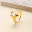 Waterdrop Elegance Gold-Plated Proposal Ring - 3