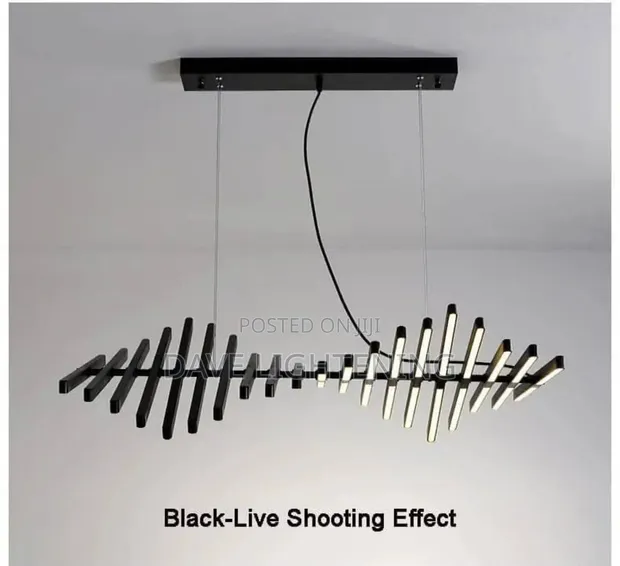 Modern Linear LED Pendant Chandelier - 1