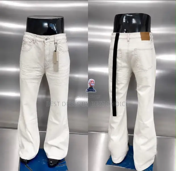 Purple Brand Luxury Baggy Jeans - White - 1