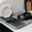 Absorbent Dish Draining Rack - 1
