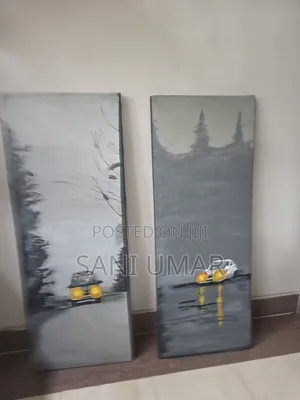 Twin Artwork: Moving Car with Goldlights