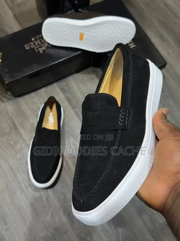 Hermes Smart-Casual Suede Loafers (Sizes 41-46) - 1