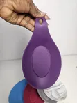 Silicone Spoon Rest Set - Mai Jure Zafi don Kayan Dafa Abinci - 2
