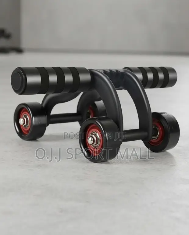 4-Wheel Workout Power Roller - Ab Wheel for Core Training - 1