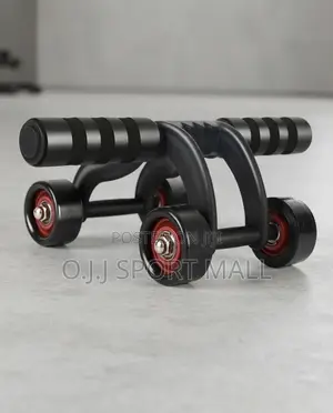 4-Wheel Workout Power Roller - Ab Wheel for Core Training
