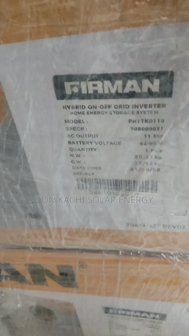 Brand New FIRMAN Hybrid Solar Inverter 11kW - 1