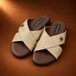 Jessa Joan Fashion Cross-Strap Slides na Mata - Zinari - 2